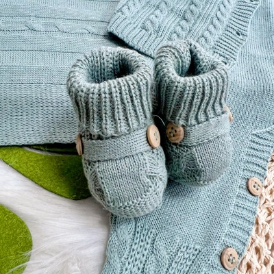 Saída de Maternidade Completa 7 Peças - Verde